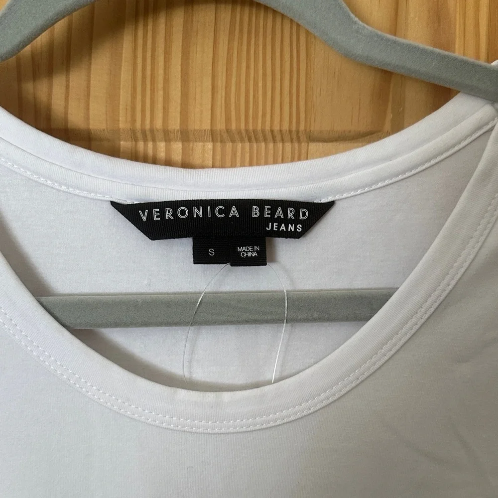 Veronica Beard White and Tan Mini Dress - Picture 2 of 4